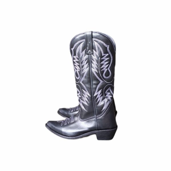 Genuine Leather Cowboy Boots with Cuban Heels – Broyal (10% OFF) - Image 3