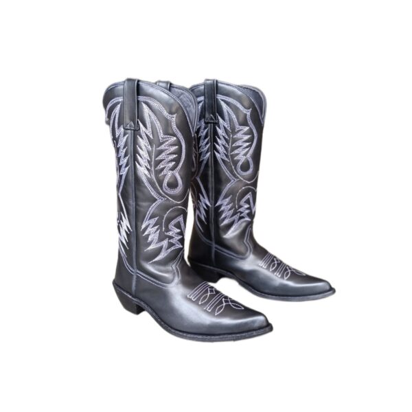 Genuine Leather Cowboy Boots with Cuban Heels – Broyal (10% OFF)