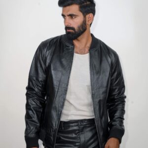 Black Real Leather Jacket - 10% Off Premium Quality