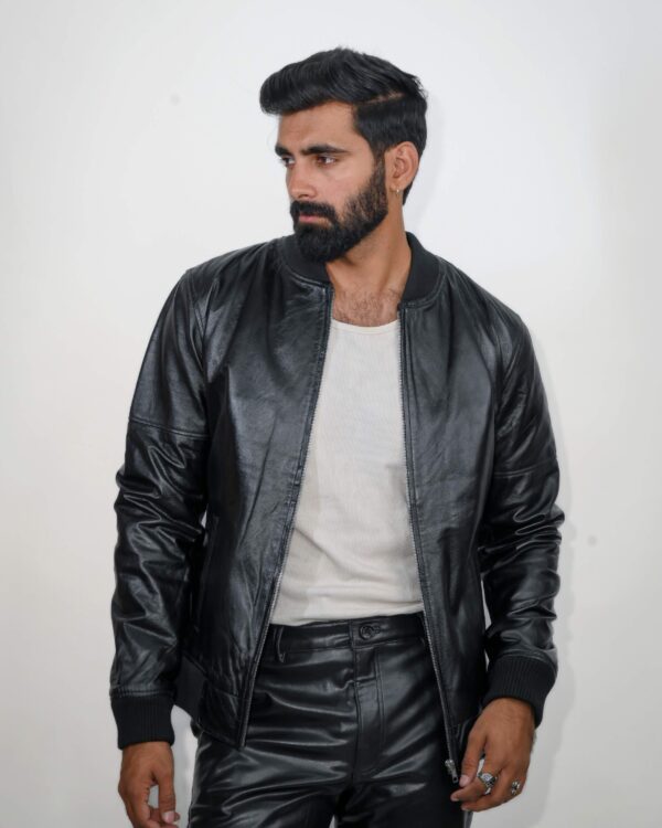 Black Real Leather Jacket - 10% Off Premium Quality