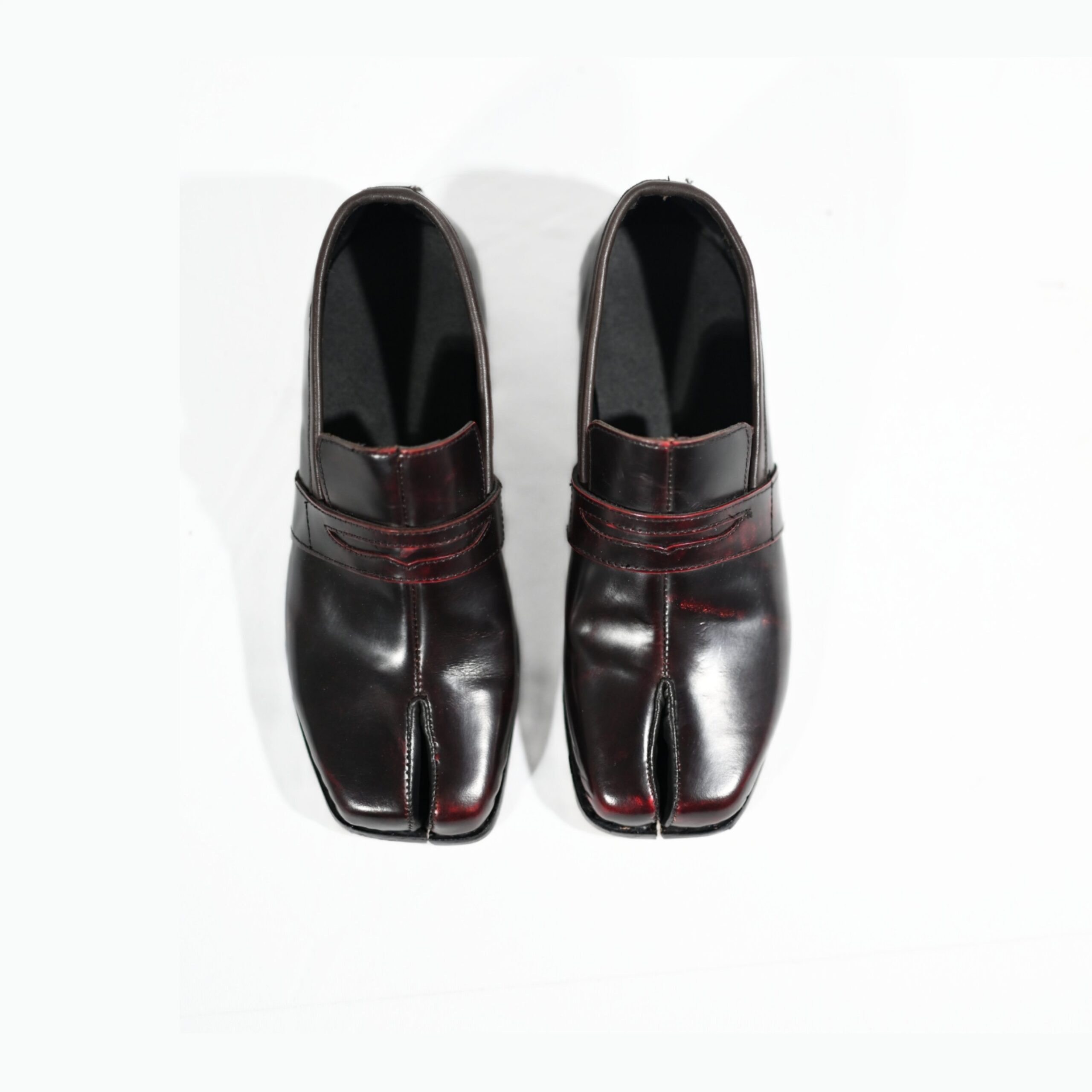 Premium Leather Tabi Loafers for Men | Split-Toe Formal Shoes - Image 2