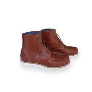 Heritage Moc Toe Brown Leather Boots