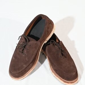 Heritage Suede Leather Derby Shoes – Genuine Leather